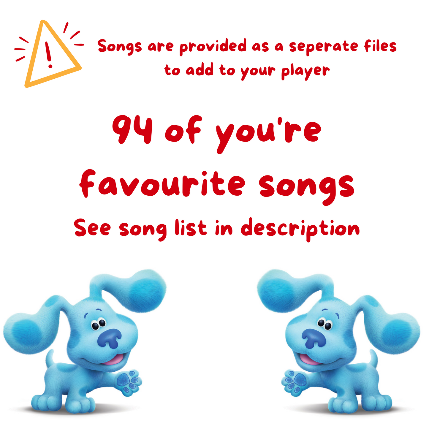 Blue's Clues - Songs