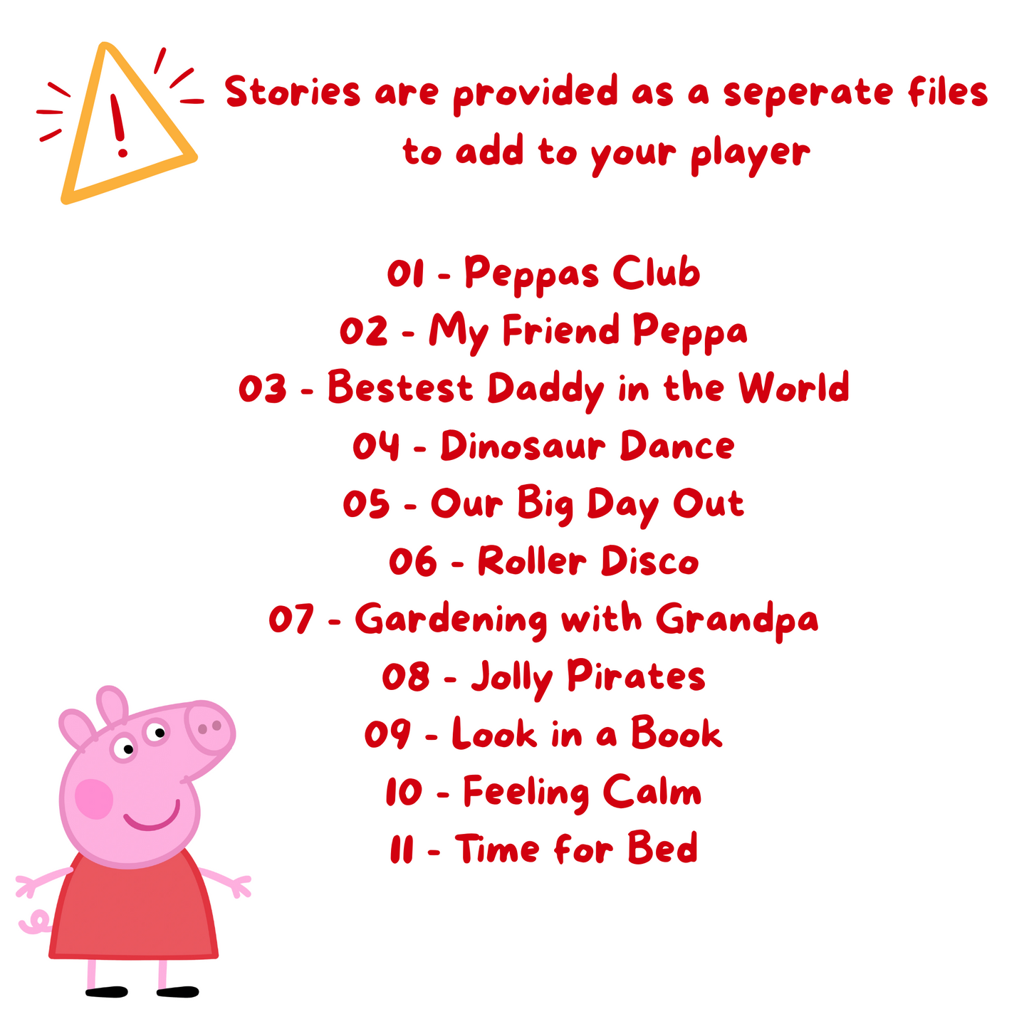 Peppa Pig Album "Peppa's "Club"