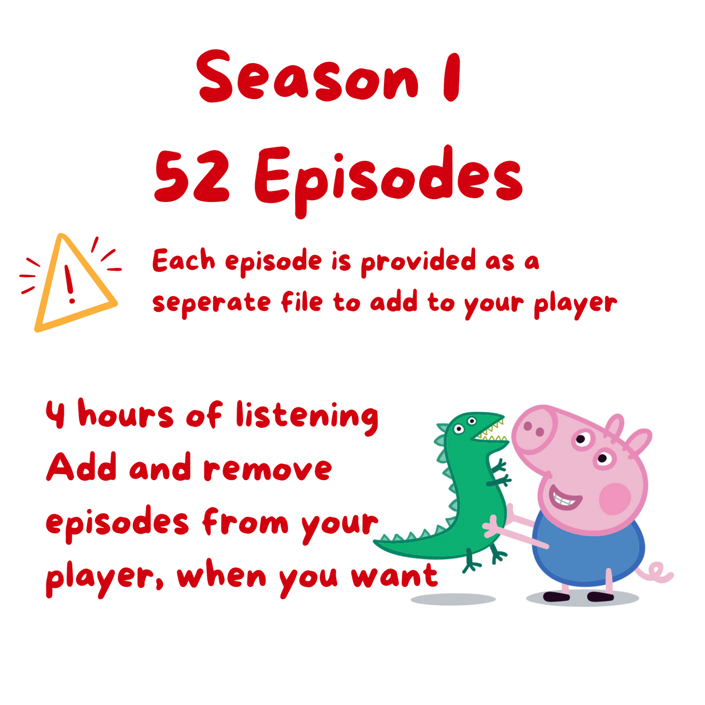 Peppa Pig - Season 1 Full Audio Collection!