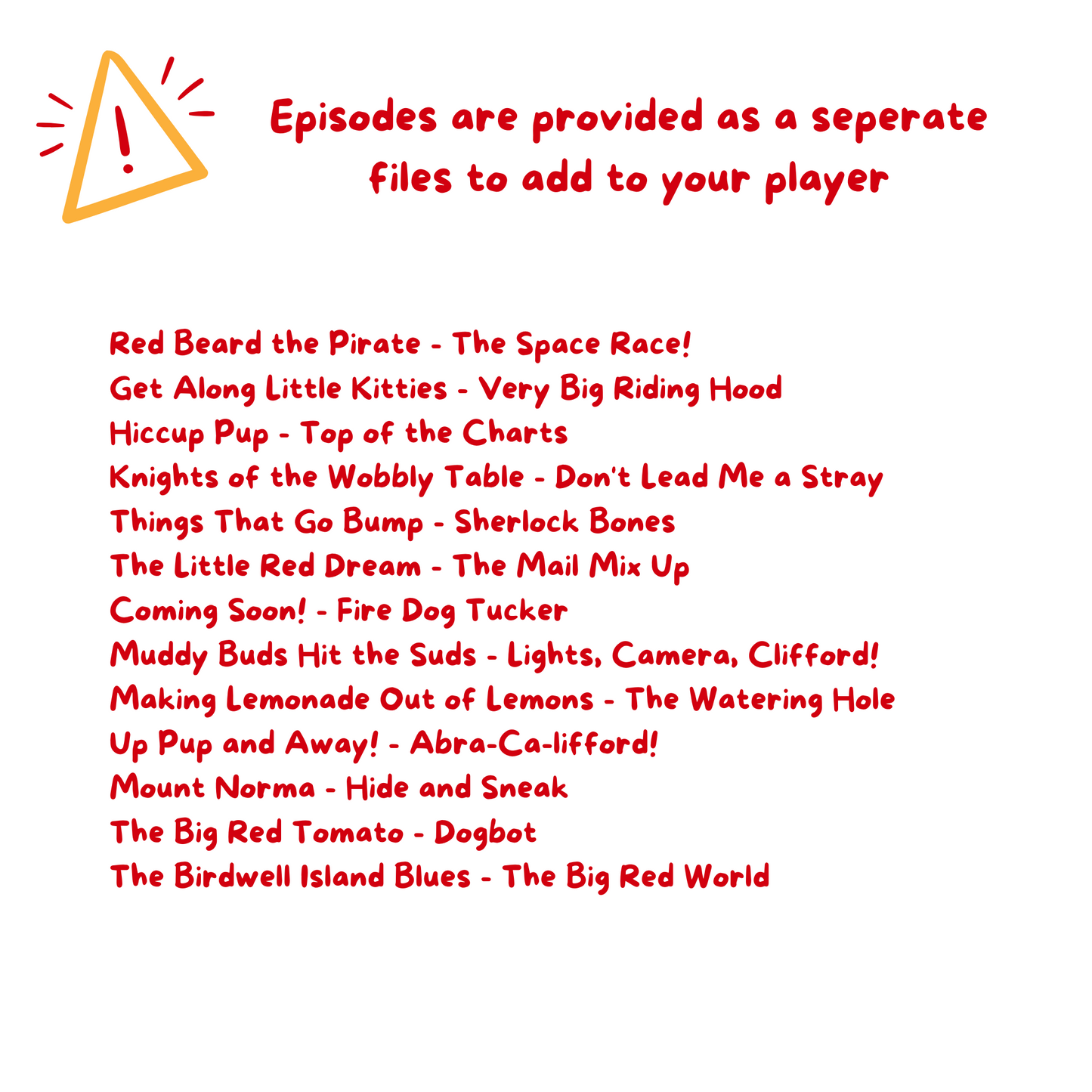 Clifford The Big Red Dog