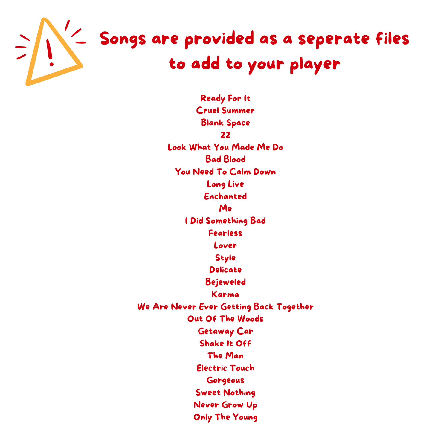 Taylor Playlist