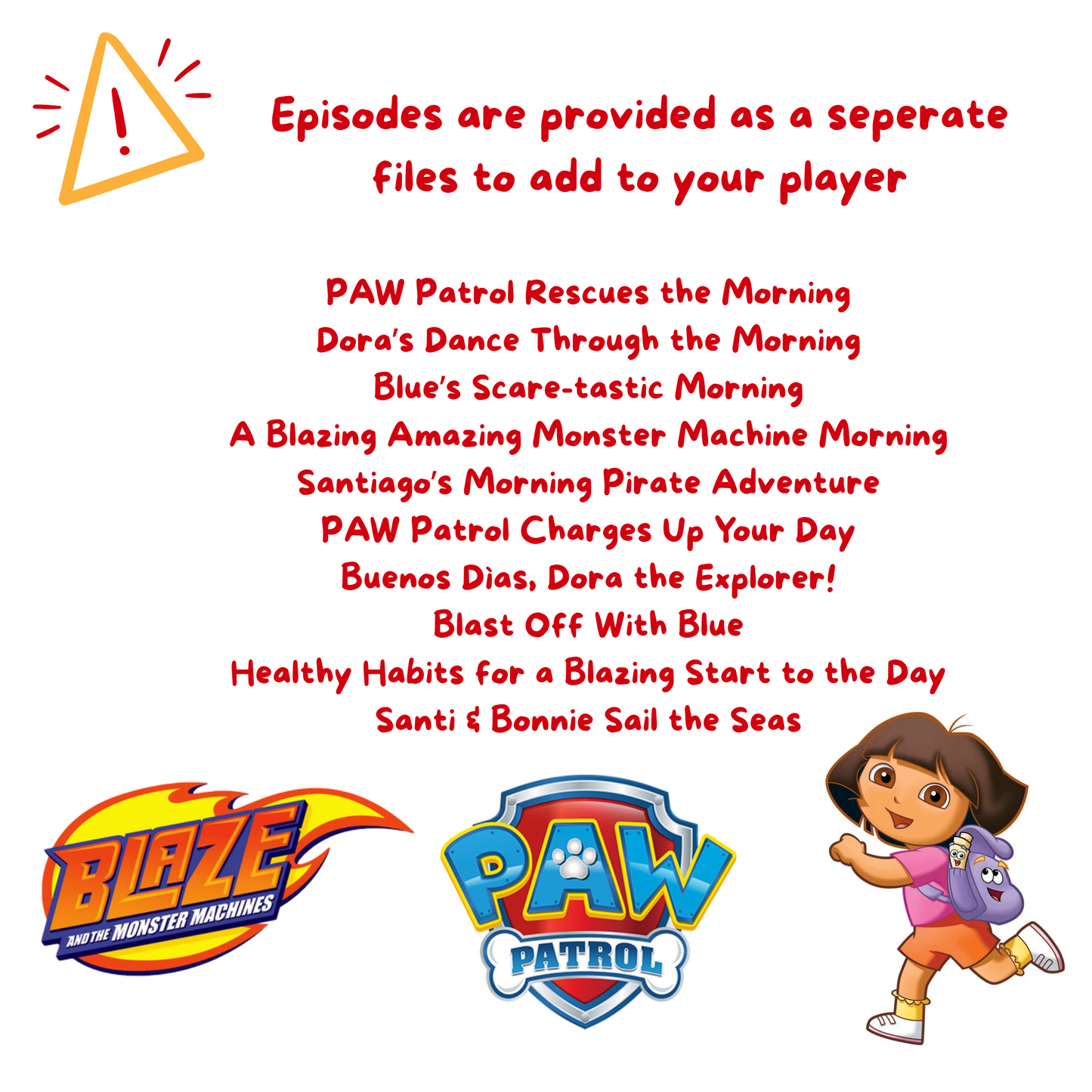 Rise and Shine - Morning Routine, Paw Patrol, Dora, Blaze, Santiago