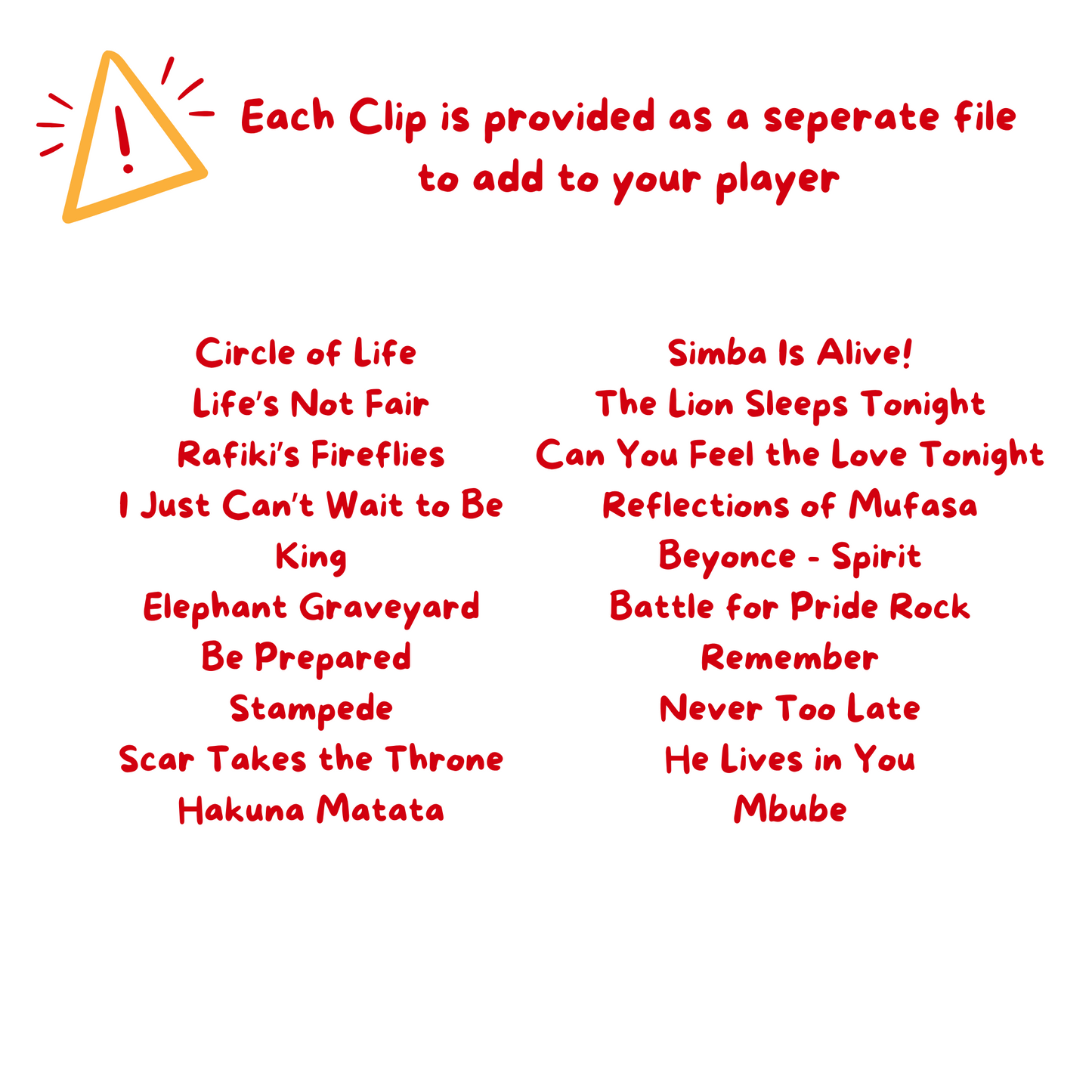 The Lion King - 2019 Soundtrack