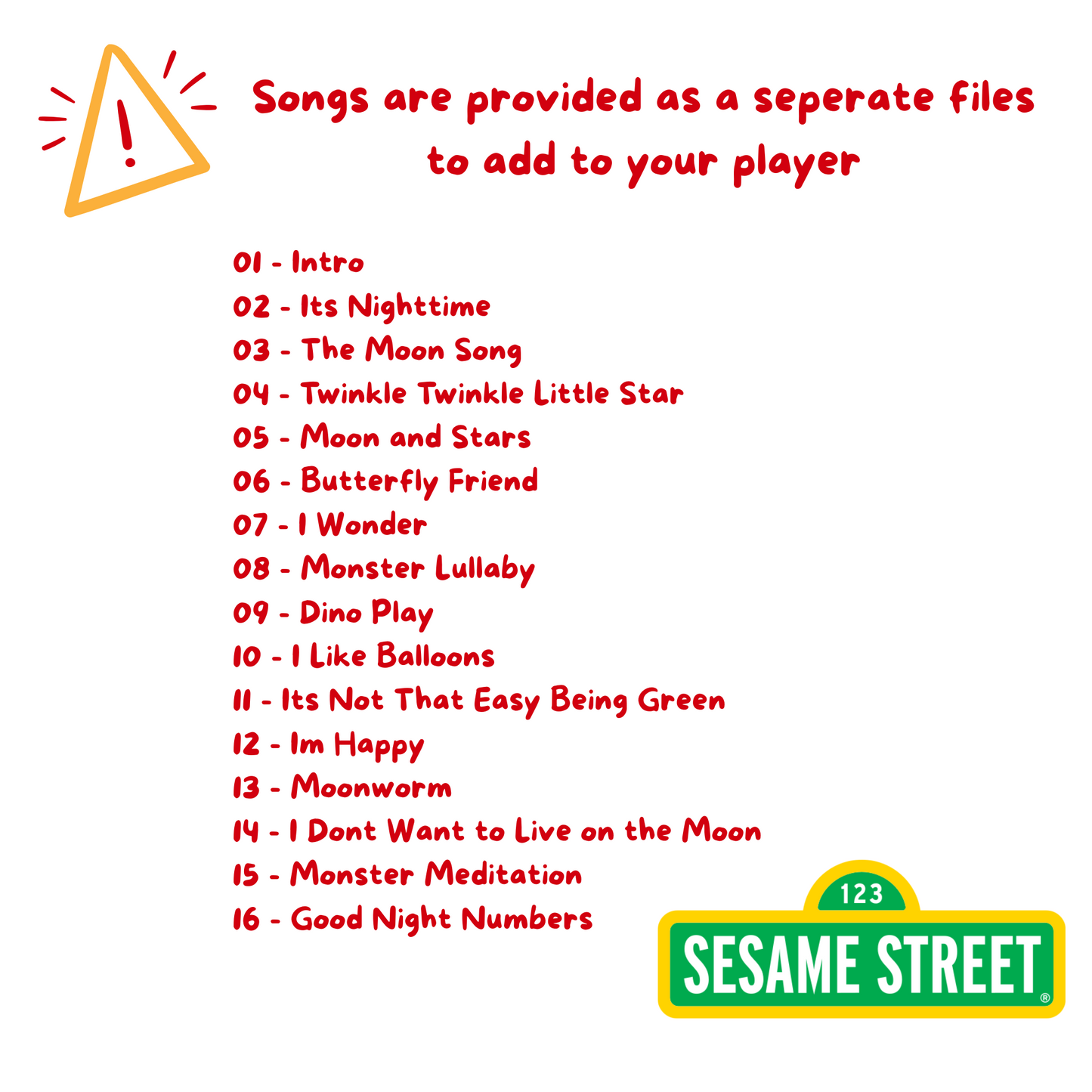 Sesame Street - Bedtime Songs
