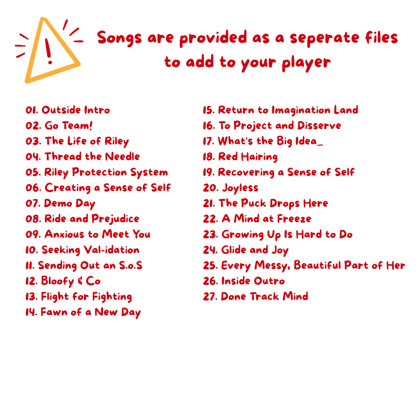 Inside Out 2 - Soundtrack