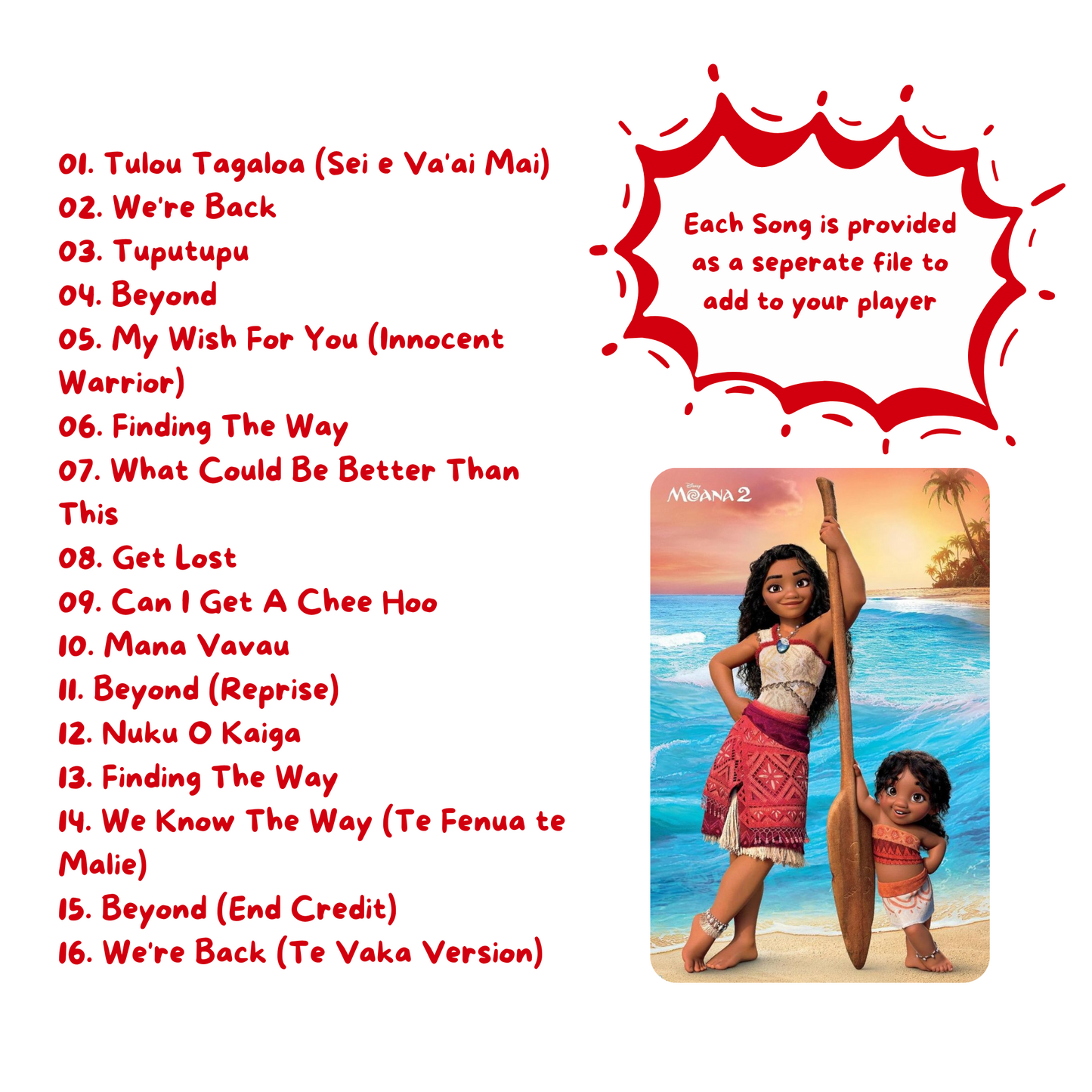 Moana 2 - Soundtrack
