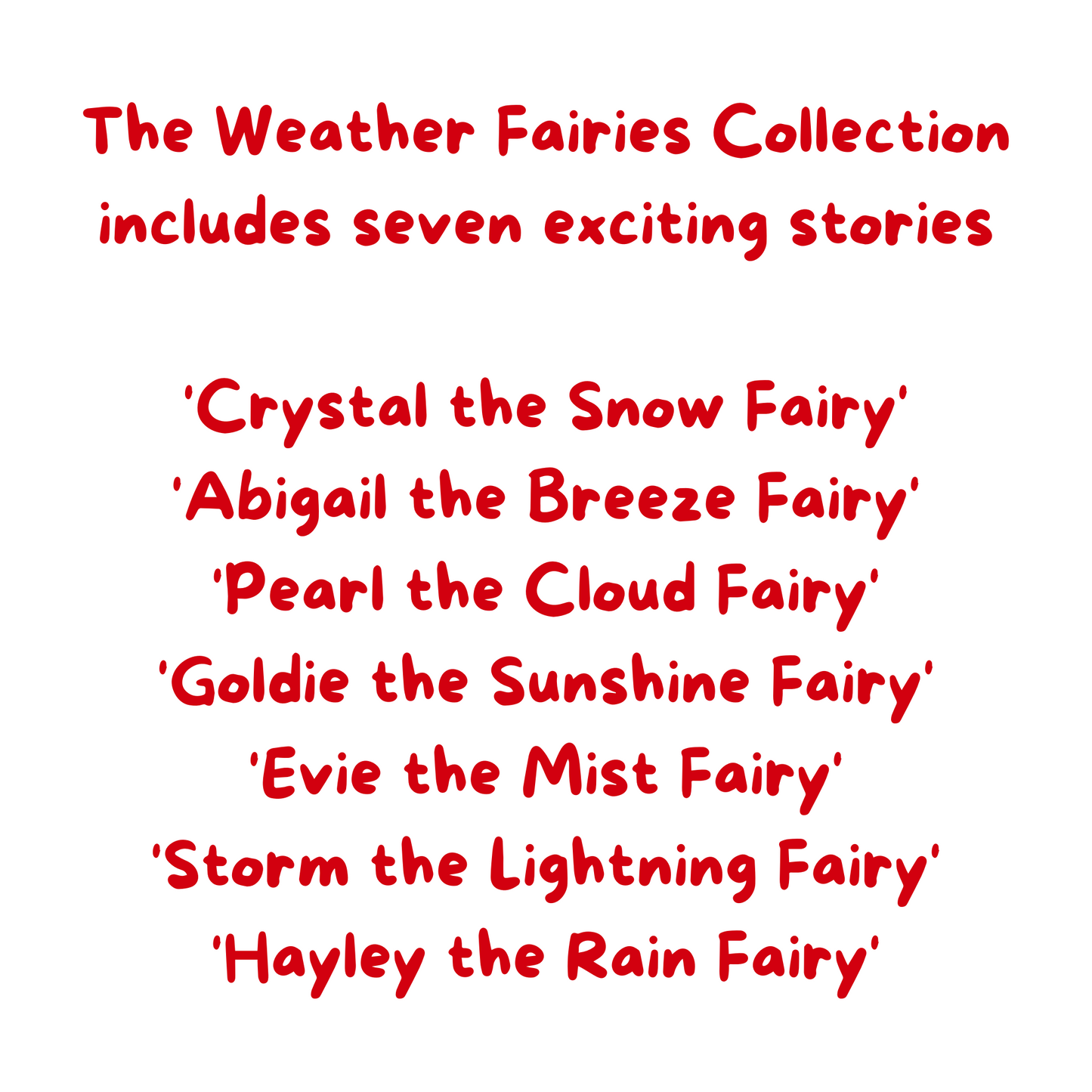 The Weather Fairies Collection- Rainbow Magic